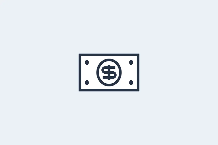 Cash icon.
